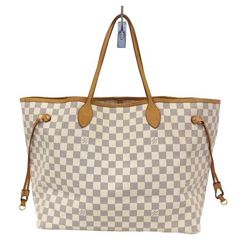 louis vuitton checkered tote bag|Louis Vuitton neverfull tote.